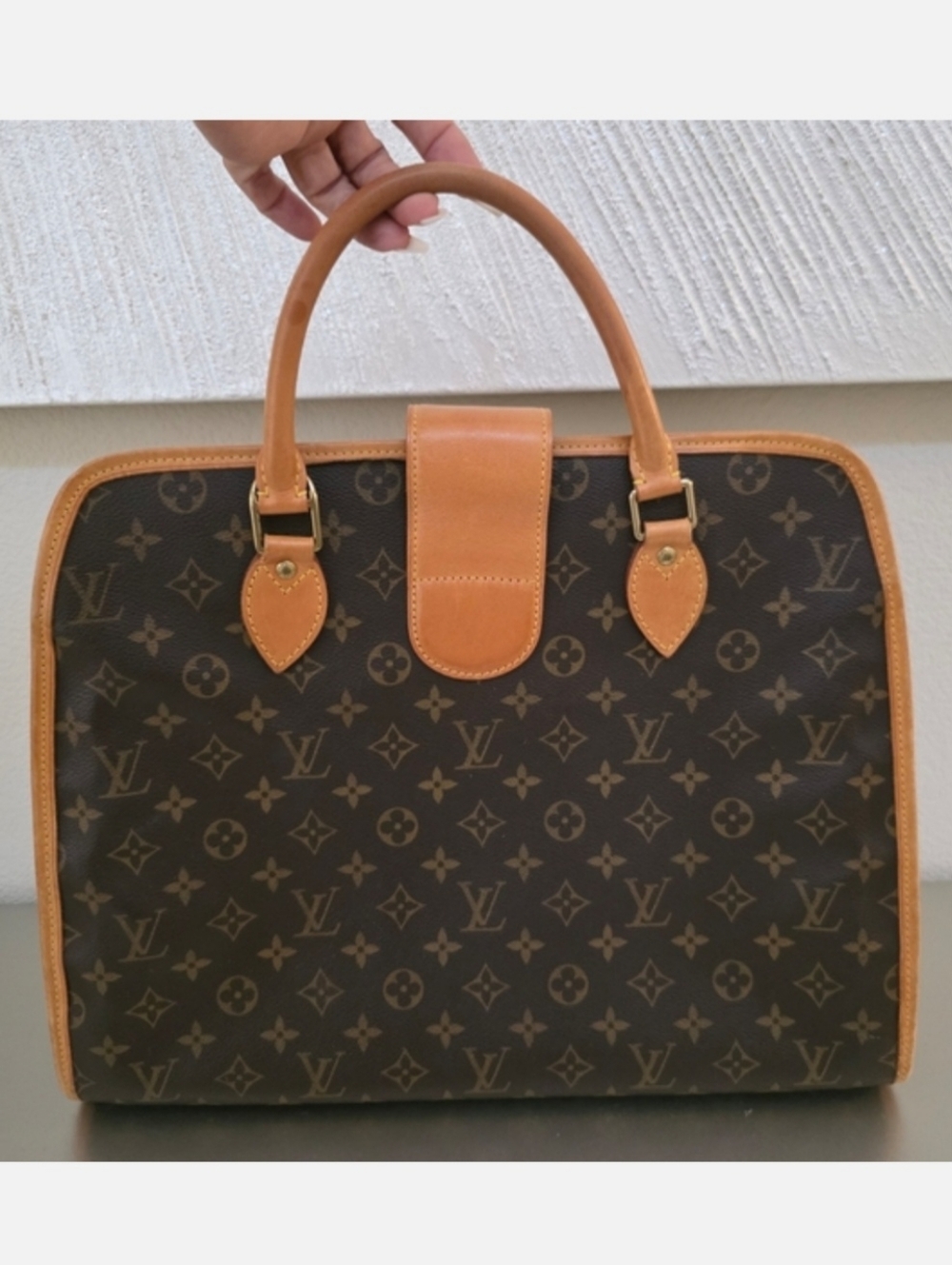 🤎 Louis Vuitton *VERY RARE* Monogram Rivoli Briefcase Tote Satchel Authentic - Picture 2 of 16